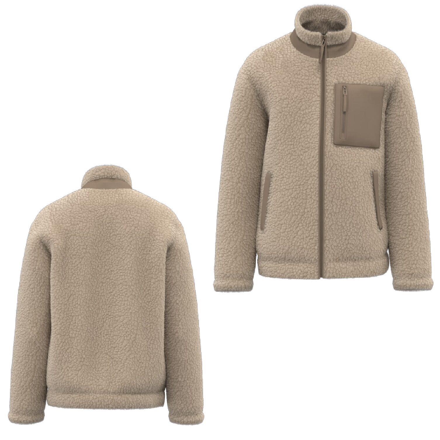 NS604 - Veste écoresponsable en sherpa unisexe