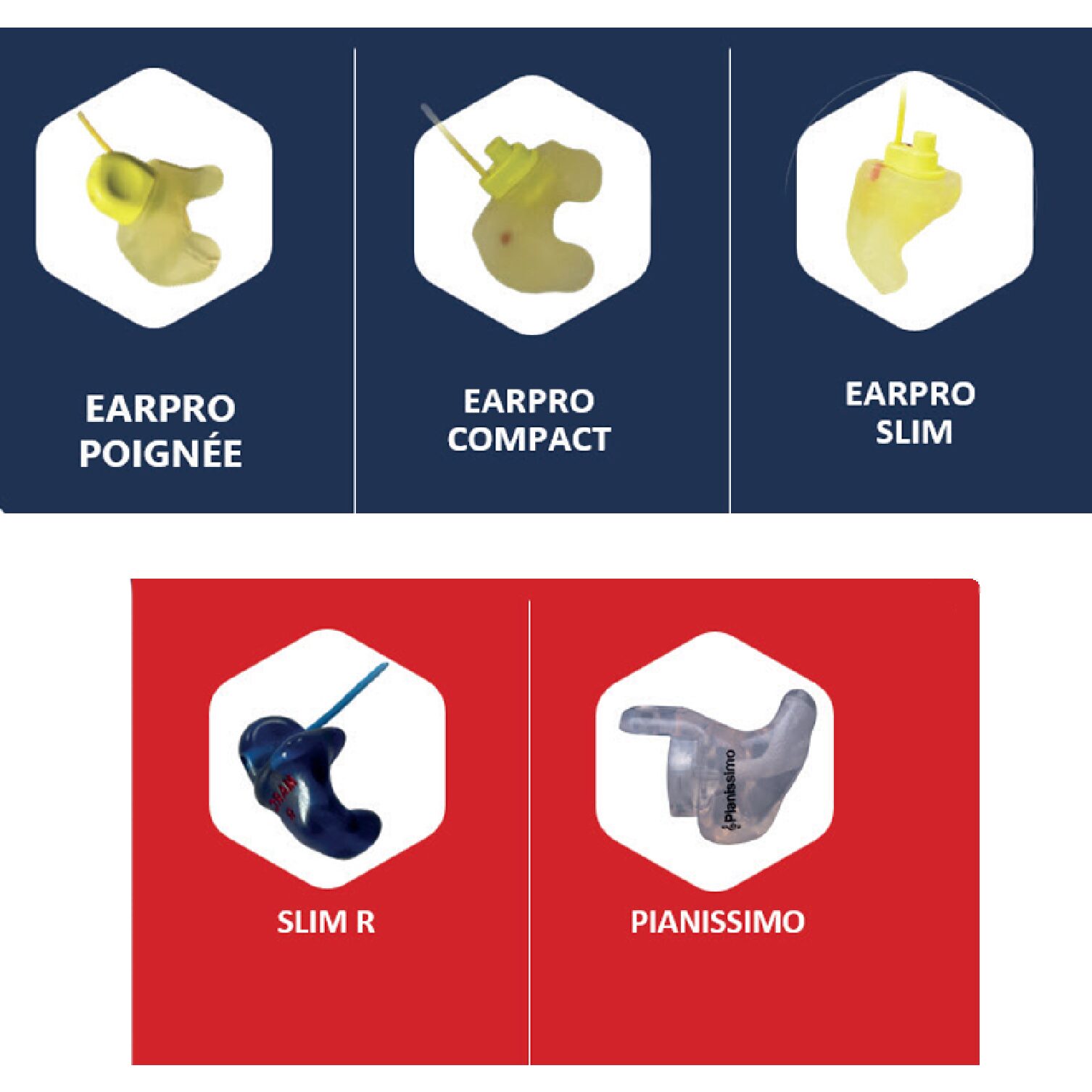 EAROW Protection auditive sur mesure